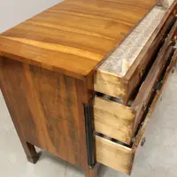 Antique Empire chest of drawers in walnut 19th century