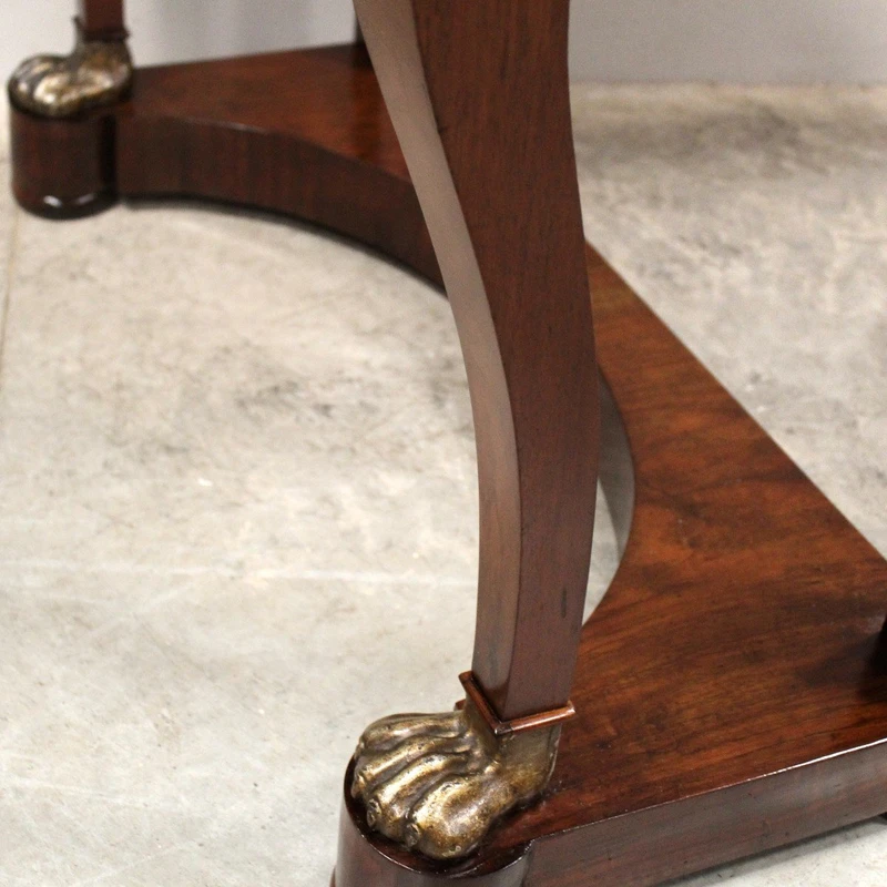 Antica console Carlo X in noce 19°secolo