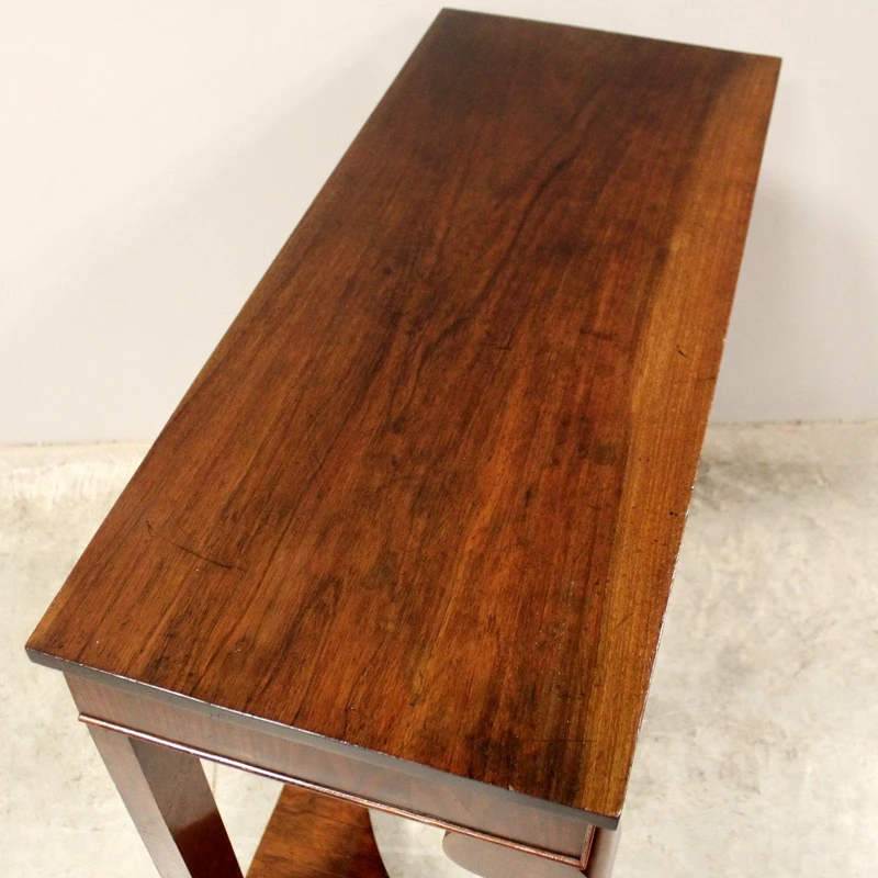 Antica console Carlo X in noce 19°secolo