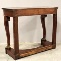 Antica console Carlo X in noce 19°secolo