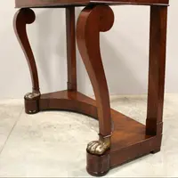 Antica console Carlo X in noce 19°secolo