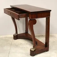 Antica console Carlo X in noce 19°secolo