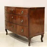 Commode ancienne Louis XV en noyer du XVIIIe siècle