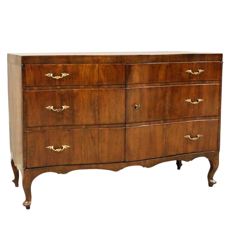 Buffet ancien Louis XV en noyer du XVIIIe siècle