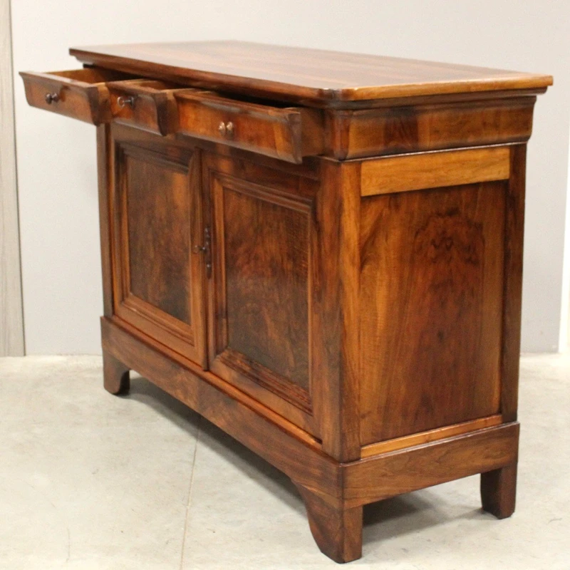 Antica credenza Luigi Filippo in noce 19°secolo