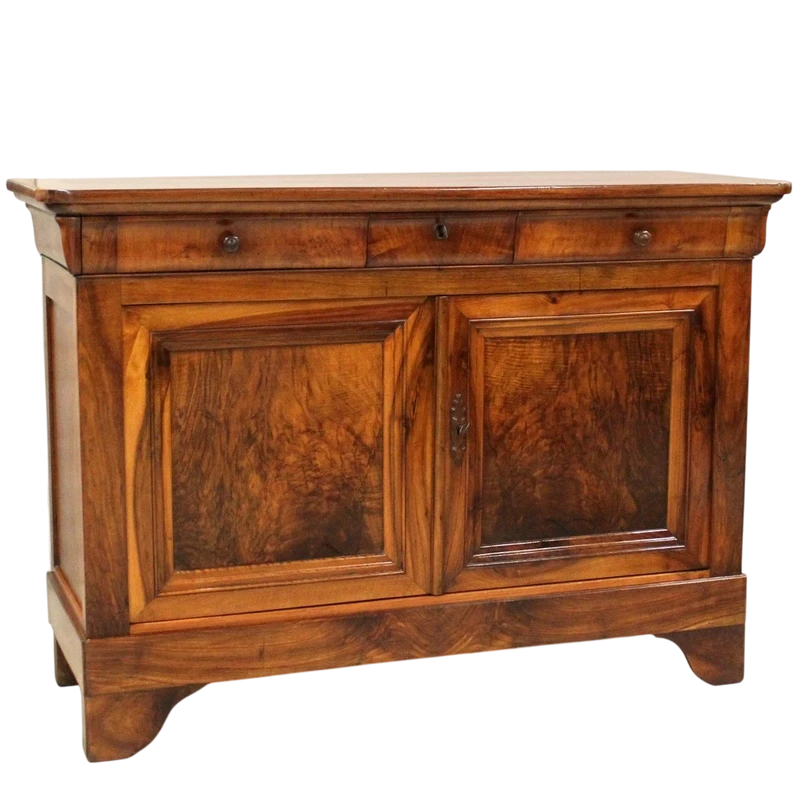 Antica credenza Luigi Filippo in noce 19°secolo