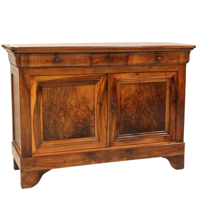 Antique Louis Philippe walnut sideboard 19th century