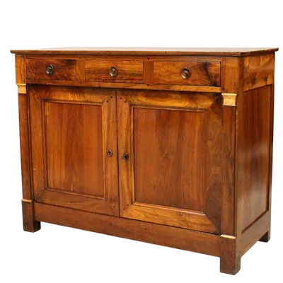 Antique walnut Empire sideboard -19th century