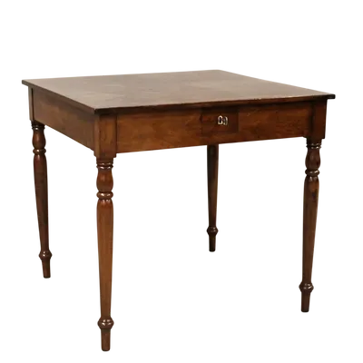 Antique Louis Philippe walnut coffee table 19th century