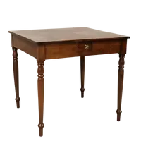 Antico tavolo tavolino Luigi Filippo in noce 19°secolo