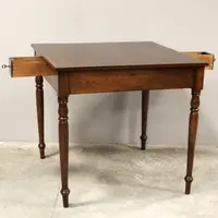 Antico tavolo tavolino Luigi Filippo in noce 19°secolo