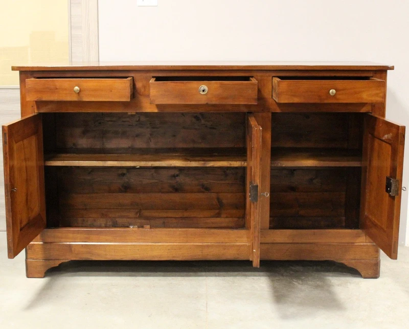 Antica credenza Luigi Filippo in ciliegio 19°secolo