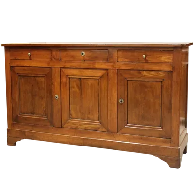 Antique Louis Philippe sideboard in cherry wood 19th century