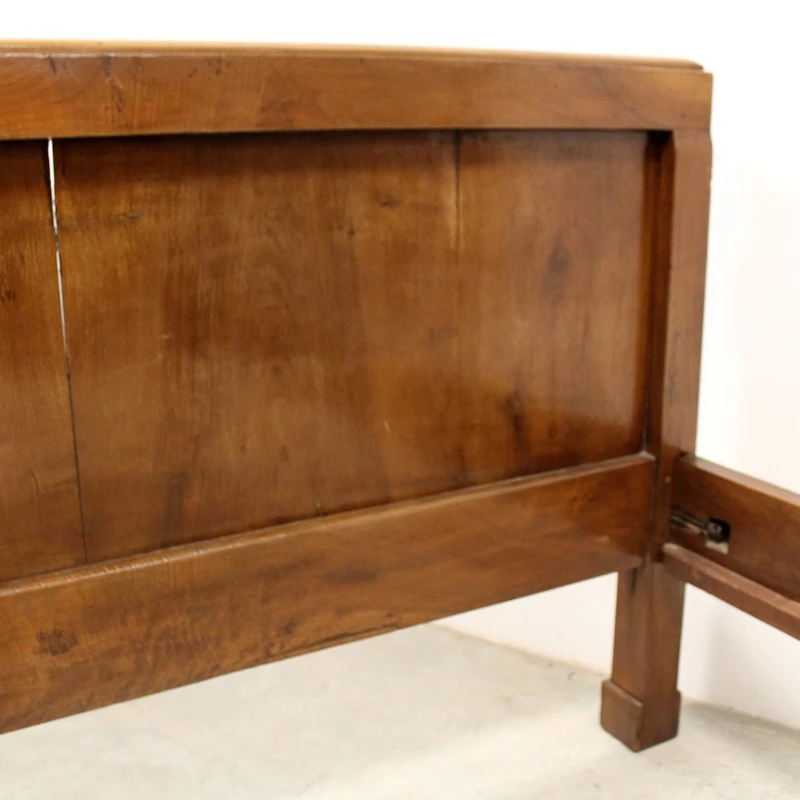 Antico letto Impero in noce 19°secolo