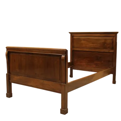 Antique Empire bed in walnut 19th century