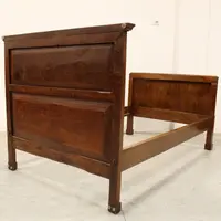 Antico letto Impero in noce 19°secolo