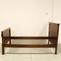 Antico letto Impero in noce 19°secolo
