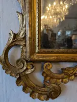 Genovese Louis XV mirror in gilded wood - 18th cent.