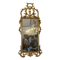 Genovese Louis XV mirror in gilded wood - 18th cent.