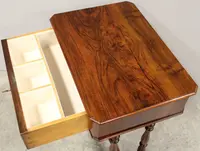 Antica tavolino Luigi Filippo in noce 19°secolo