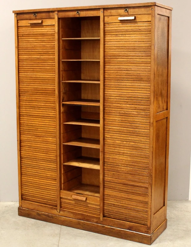 Antico classificatore archivio schedario serranda