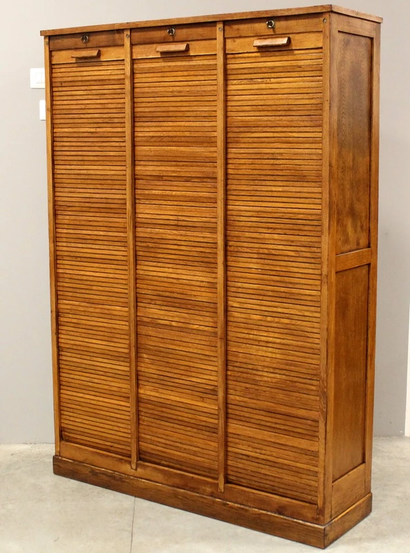 Antico classificatore archivio schedario serranda