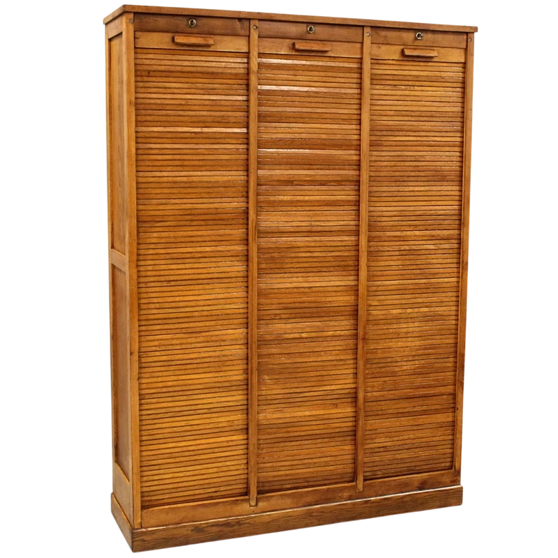 Antico classificatore archivio schedario serranda