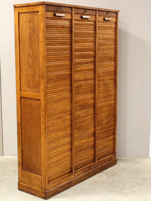 Antico classificatore archivio schedario serranda