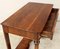 Antica console Carlo X in noce 19°secolo