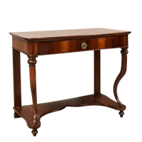 Antica console Carlo X in noce 19°secolo