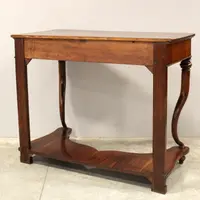 Antica console Carlo X in noce 19°secolo