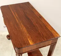 Antica console Carlo X in noce 19°secolo