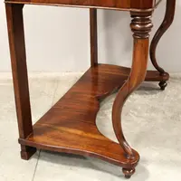 Antica console Carlo X in noce 19°secolo