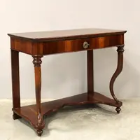 Antica console Carlo X in noce 19°secolo