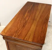 Bureau ancien en noyer Louis Philippe du 19ème siècle
