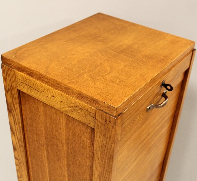 Antique file cabinet shutter classifier