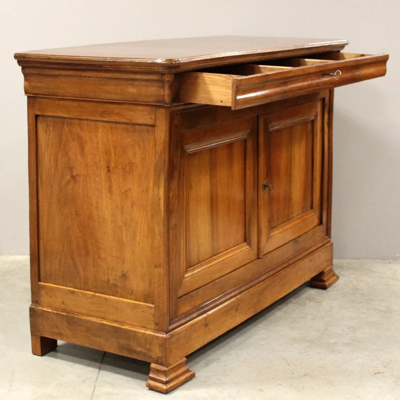 Antica credenza Luigi Filippo in noce 19°secolo