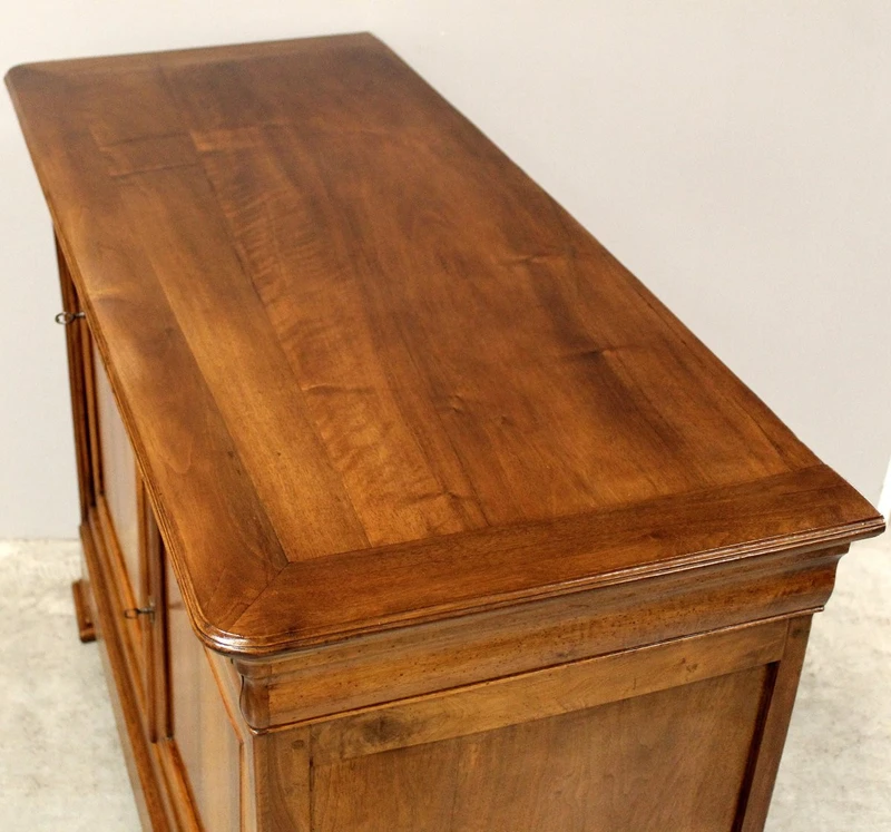 Antica credenza Luigi Filippo in noce 19°secolo