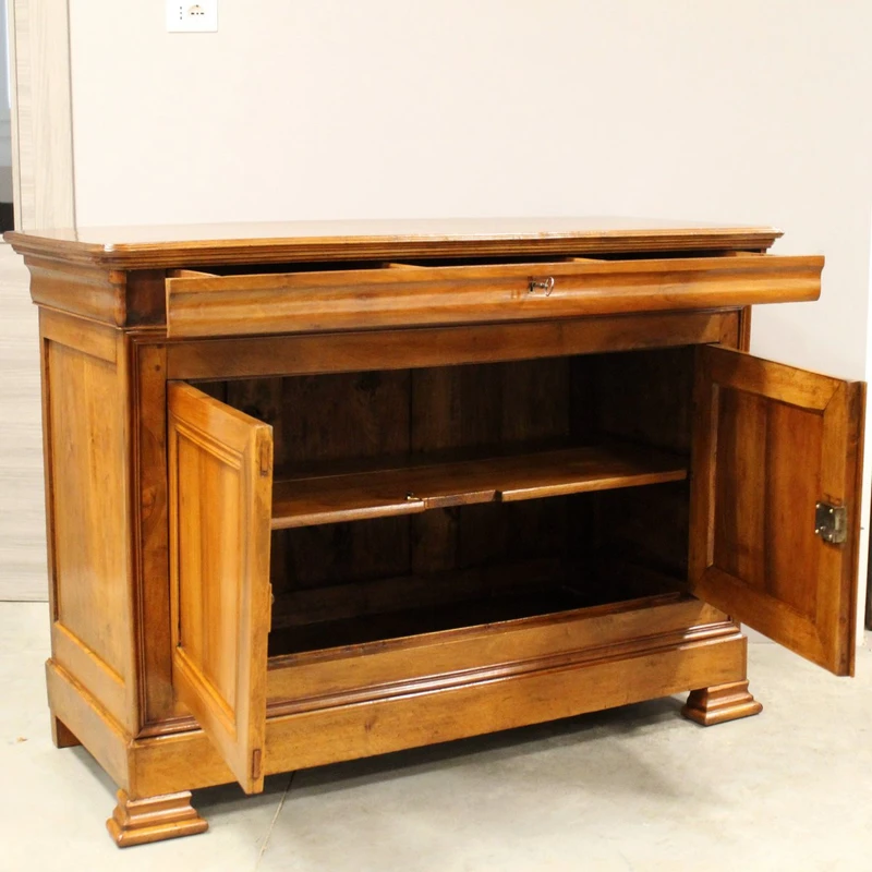 Antica credenza Luigi Filippo in noce 19°secolo