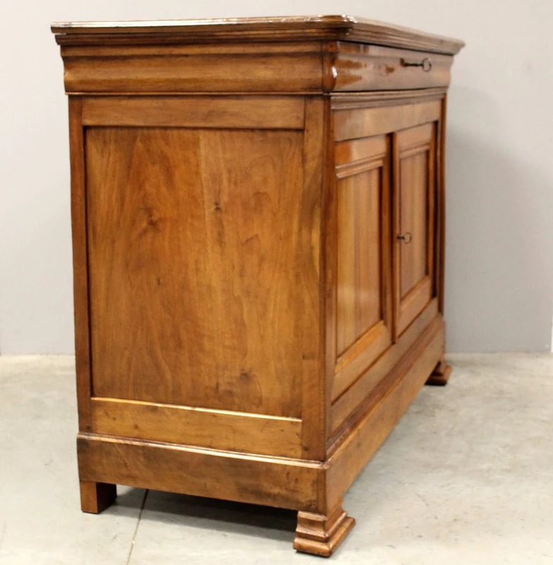 Antica credenza Luigi Filippo in noce 19°secolo