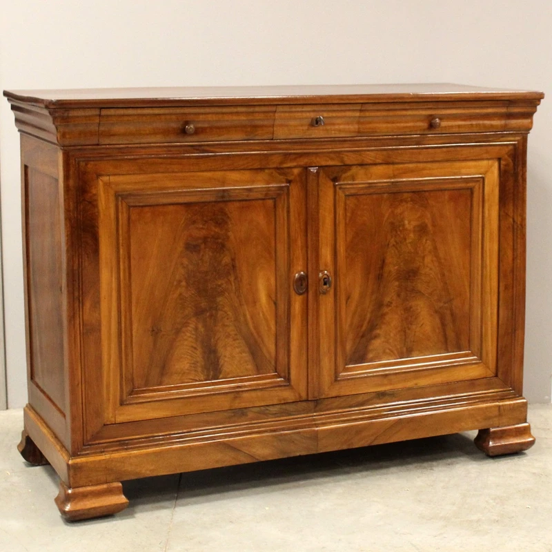 Antica credenza Luigi Filippo in noce 19°secolo
