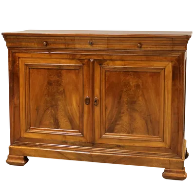 Antique Louis Philippe walnut sideboard 19th century