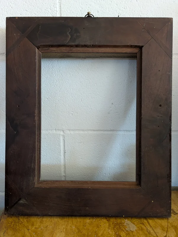 Antique Mahogany and Gold Frame, First Half of the 19th Century