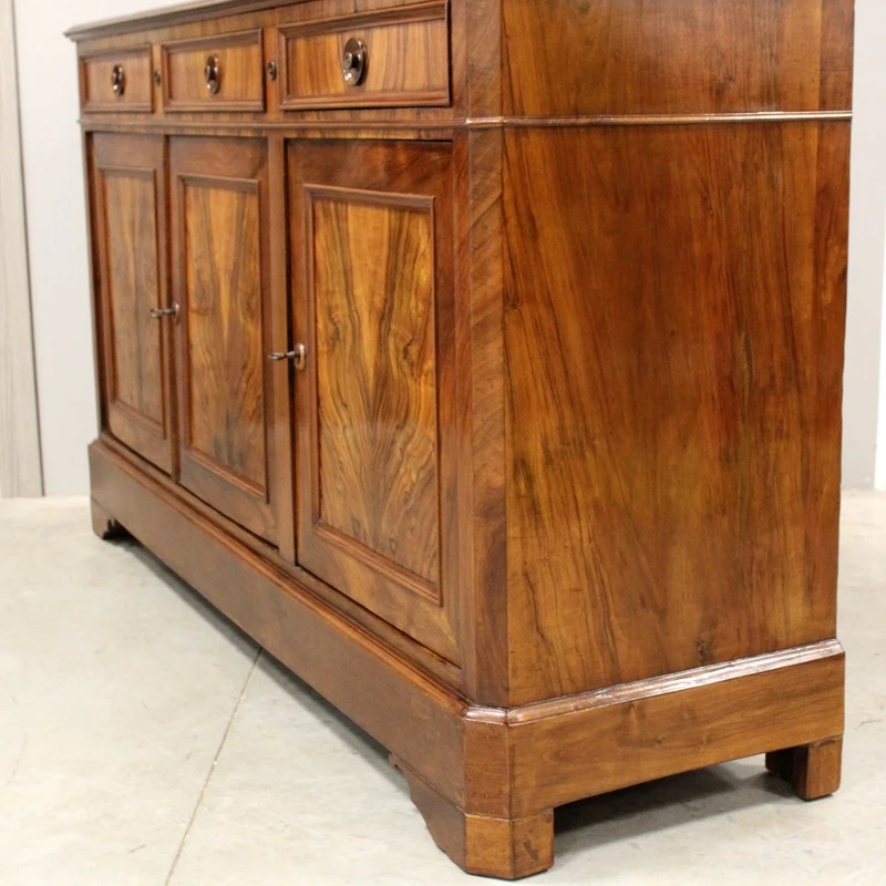 Antica credenza Luigi Filippo in noce 19°secolo