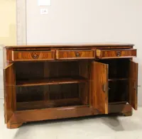 Antica credenza Luigi Filippo in noce 19°secolo