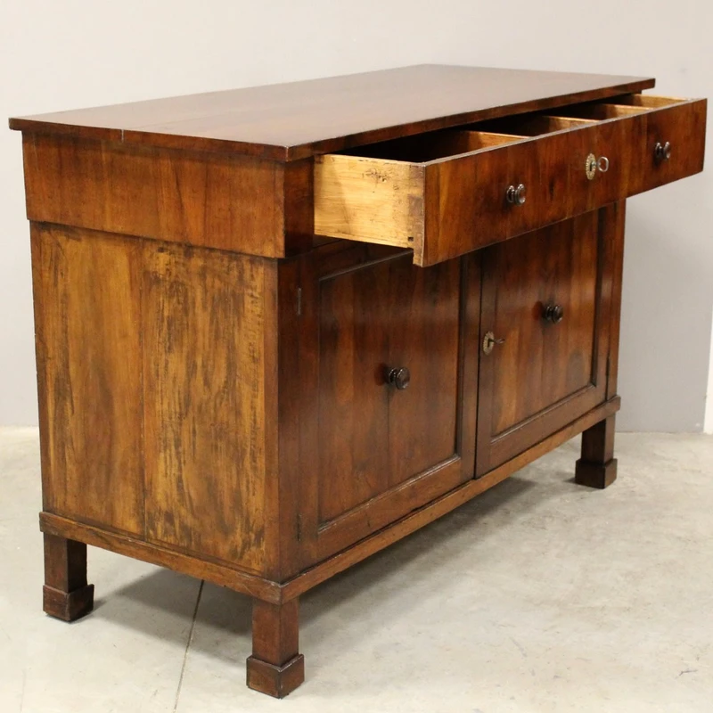 Buffet Empire ancien en noyer 19ème siècle