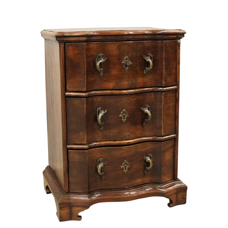 Antique Louis XV chest of drawers dresser in walnut 18th century