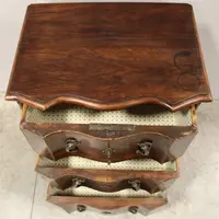 Antique Louis XV chest of drawers dresser in walnut 18th century