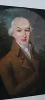 Antique painting portrait Gentleman late 18th century