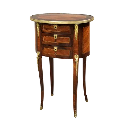 Antique Napoleon III coffee table inlaid 19th century